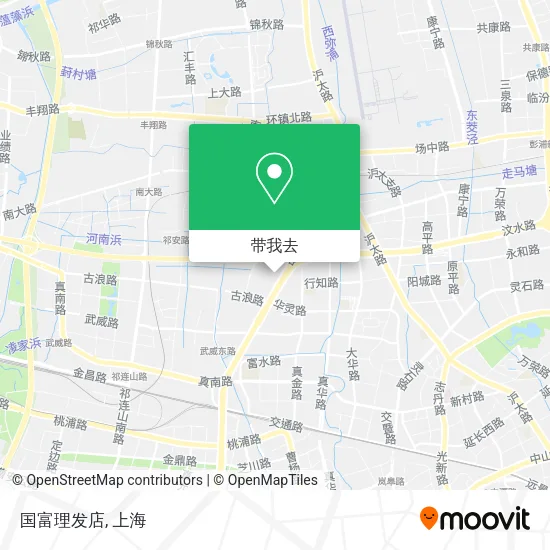 国富理发店地图