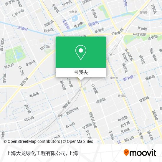 上海大龙绿化工程有限公司地图