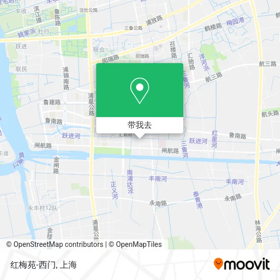 红梅苑-西门地图