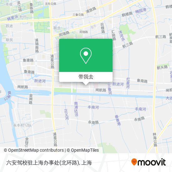 六安驾校驻上海办事处(北环路)地图