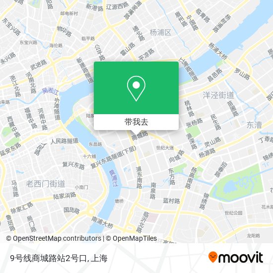 9号线商城路站2号口地图