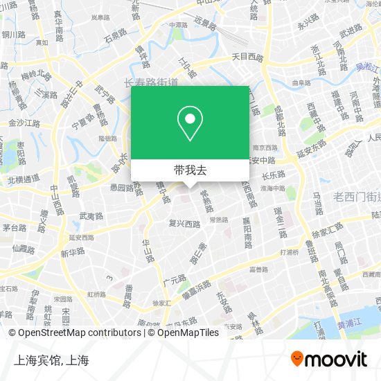 上海宾馆地图