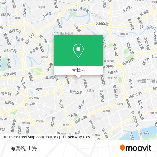 上海宾馆地图