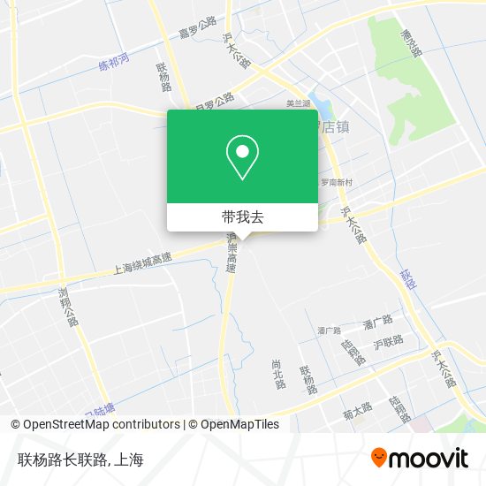 联杨路长联路地图
