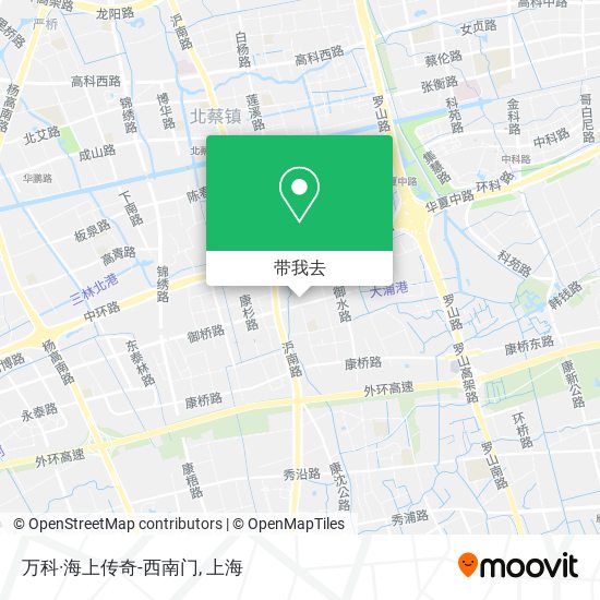 万科·海上传奇-西南门地图