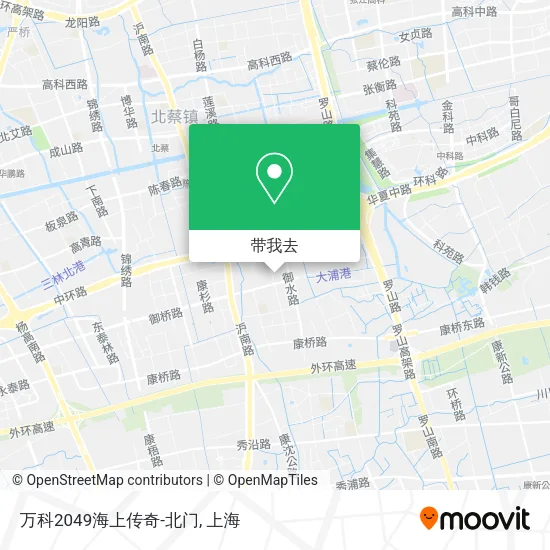 万科2049海上传奇-北门地图