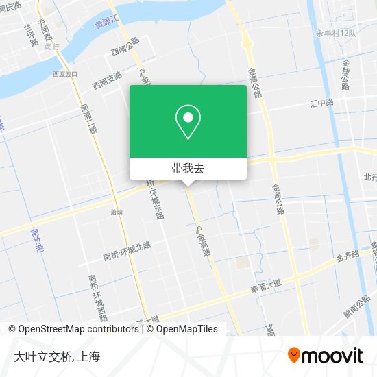 大叶立交桥地图