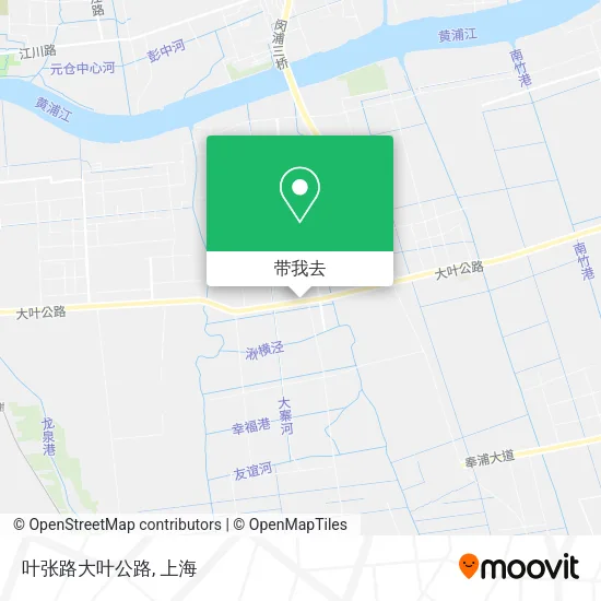 叶张路大叶公路地图