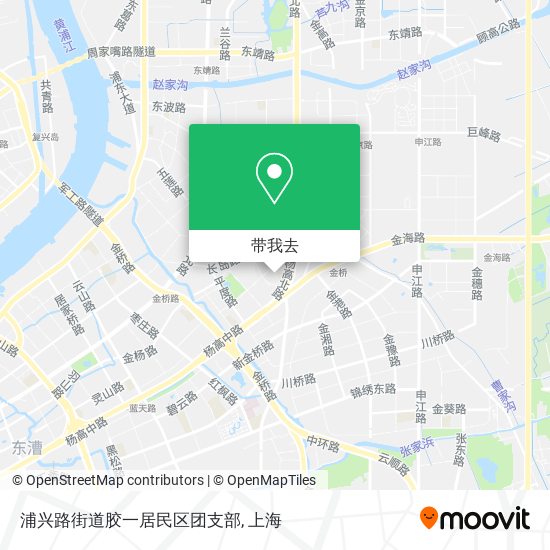 浦兴路街道胶一居民区团支部地图