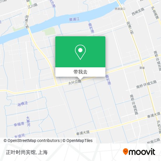 正叶时尚宾馆地图