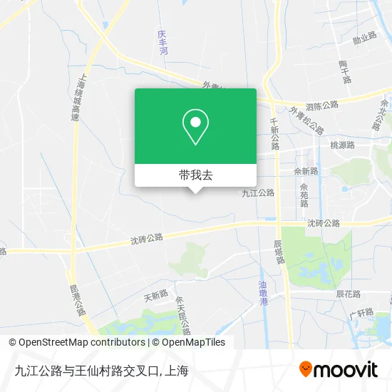 九江公路与王仙村路交叉口地图