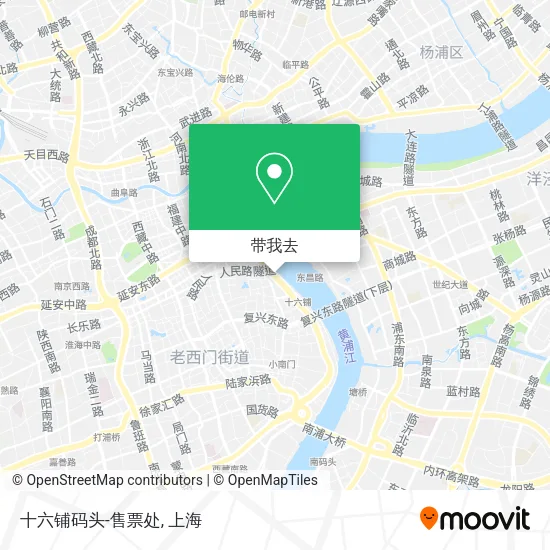 十六铺码头-售票处地图