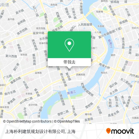 上海朴利建筑规划设计有限公司地图