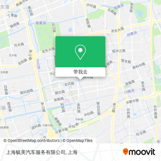 上海毓美汽车服务有限公司地图