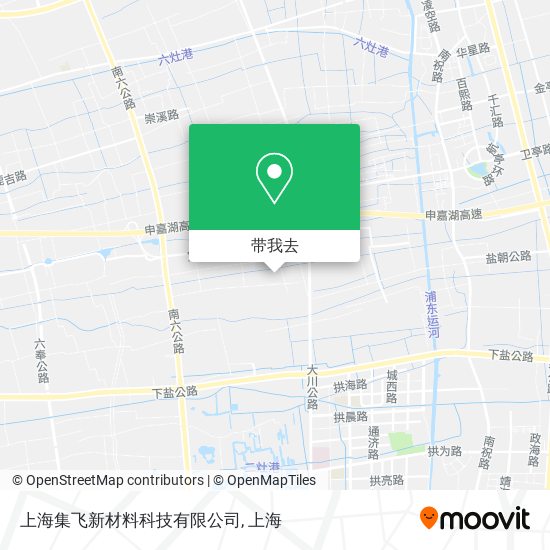 上海集飞新材料科技有限公司地图