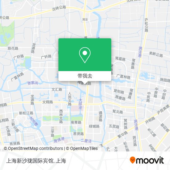 上海新沙珑国际宾馆地图