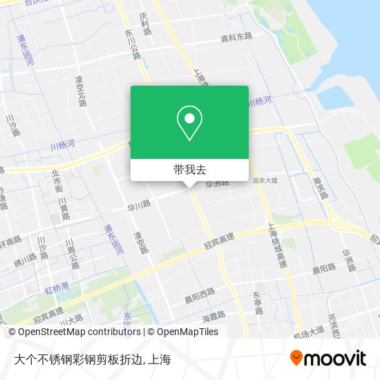 大个不锈钢彩钢剪板折边地图