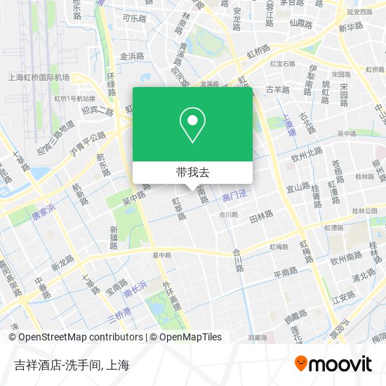 吉祥酒店-洗手间地图
