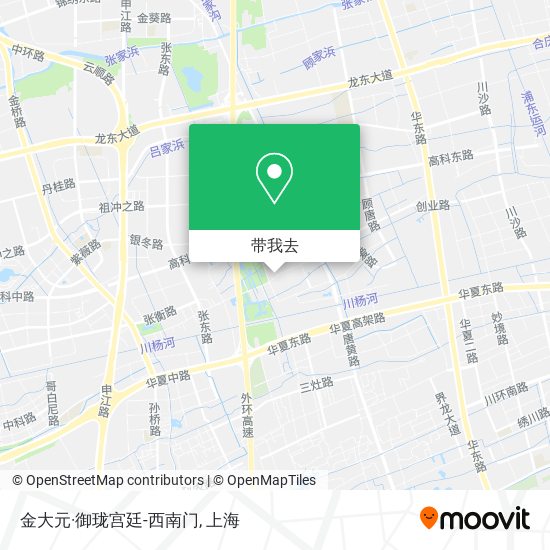 金大元·御珑宫廷-西南门地图