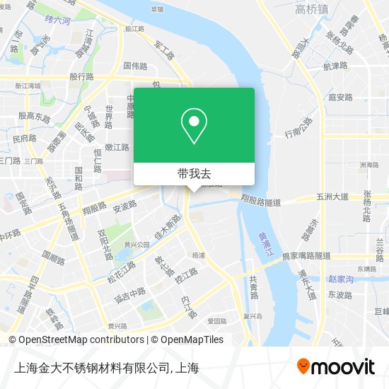 上海金大不锈钢材料有限公司地图