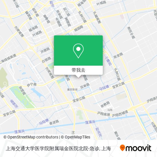 上海交通大学医学院附属瑞金医院北院-急诊地图