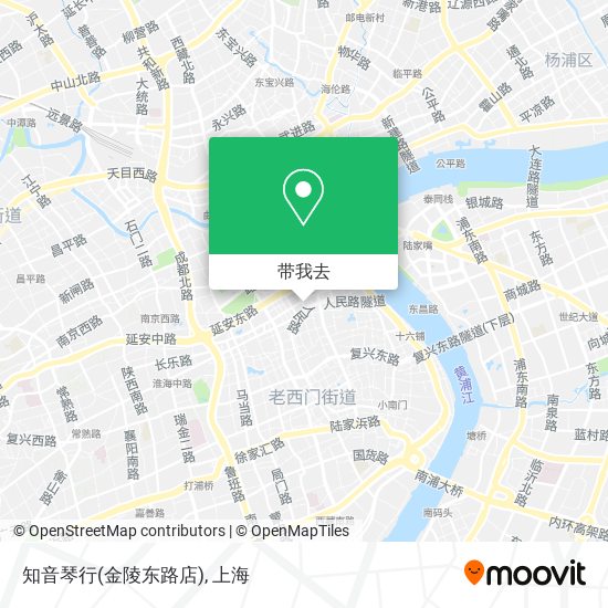知音琴行(金陵东路店)地图