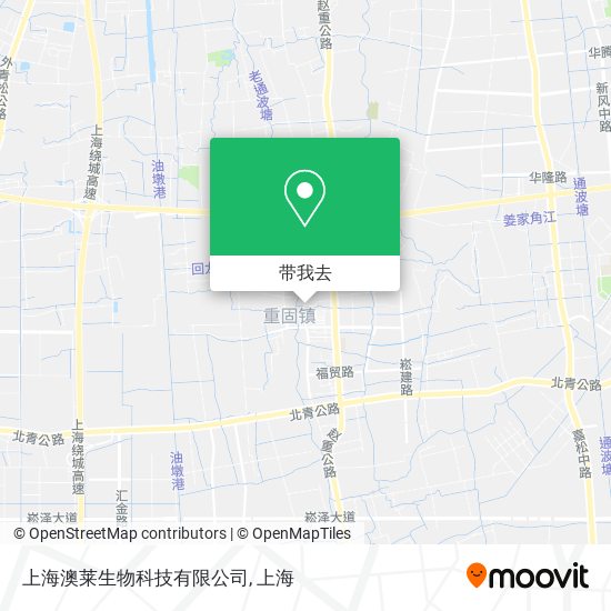上海澳莱生物科技有限公司地图