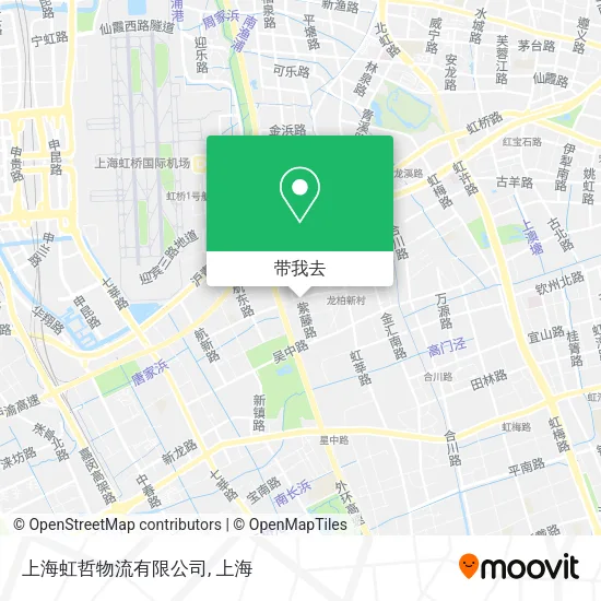 上海虹哲物流有限公司地图