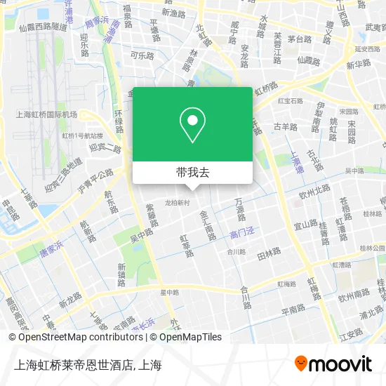 上海虹桥莱帝恩世酒店地图