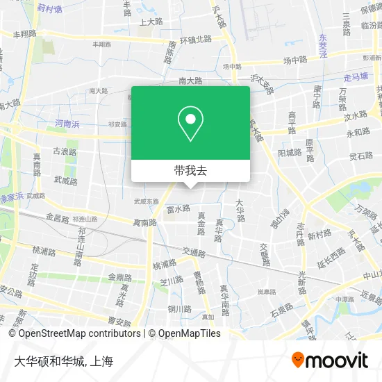 大华硕和华城地图