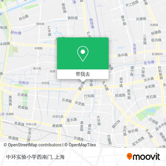 中环实验小学西南门地图