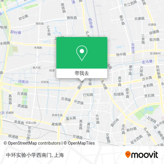 中环实验小学西南门地图