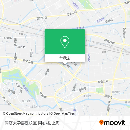 同济大学嘉定校区-同心楼地图