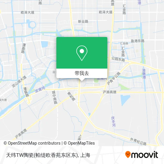 天纬TW陶瓷(帕缇欧香苑东区东)地图