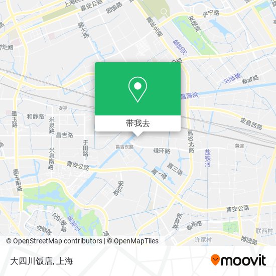 大四川饭店地图