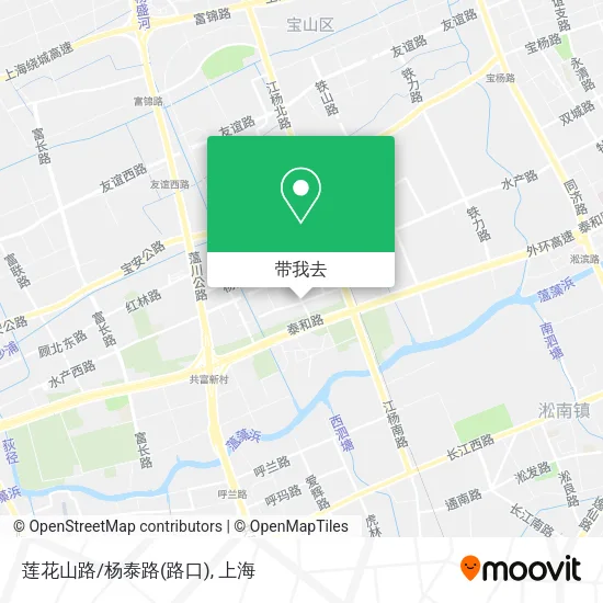 莲花山路/杨泰路(路口)地图