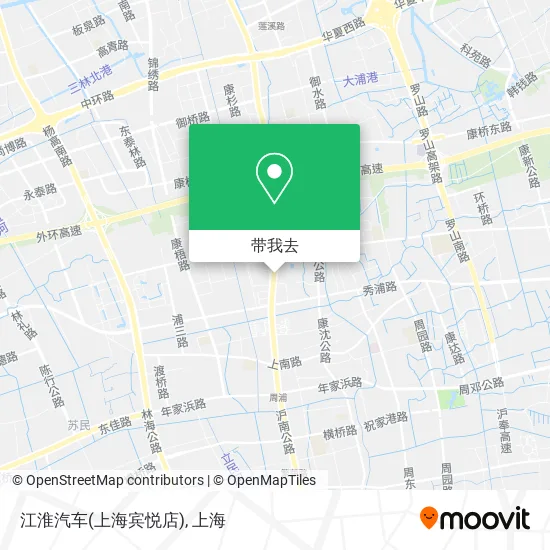 江淮汽车(上海宾悦店)地图
