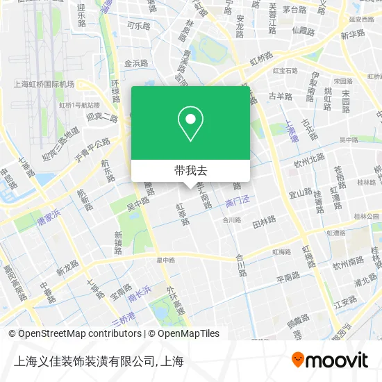 上海义佳装饰装潢有限公司地图