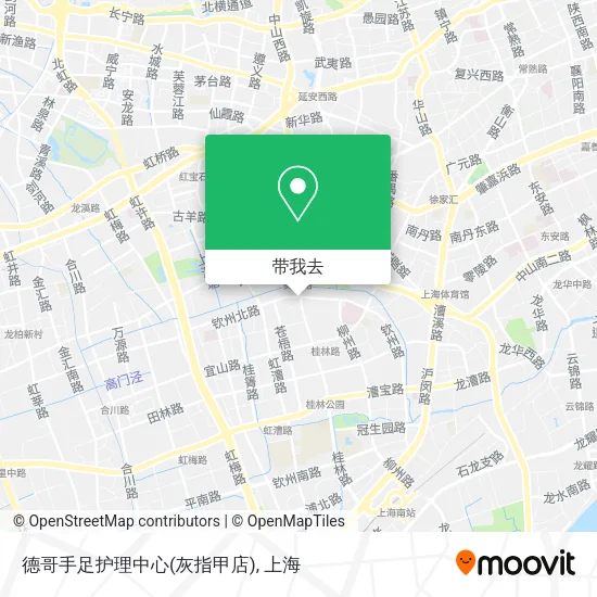 德哥手足护理中心(灰指甲店)地图