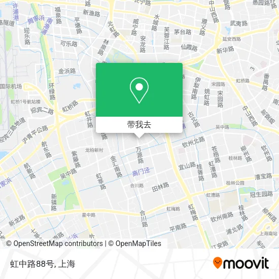 虹中路88号地图