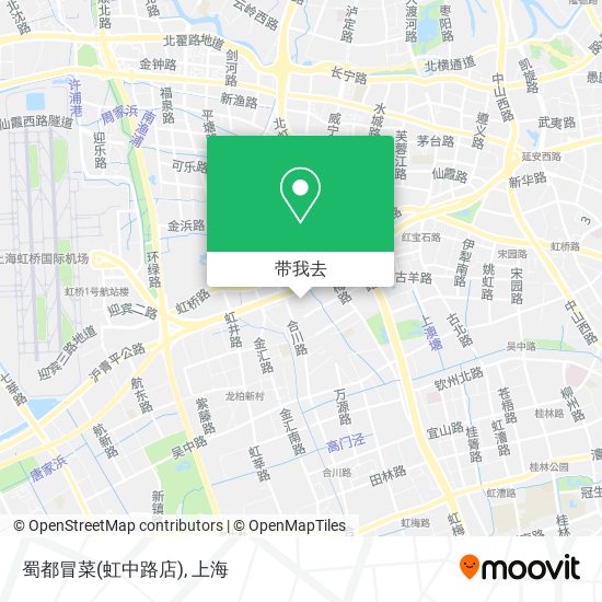 蜀都冒菜(虹中路店)地图