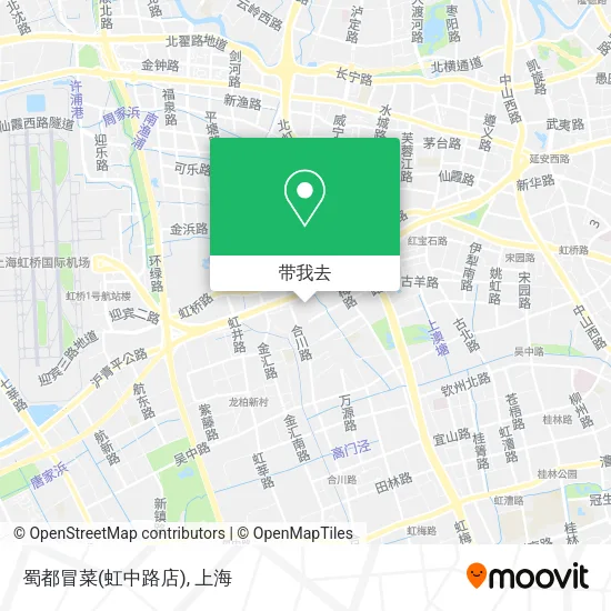 蜀都冒菜(虹中路店)地图