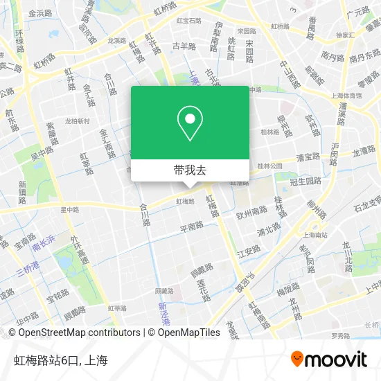 虹梅路站6口地图