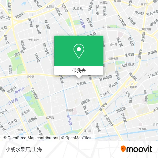 小杨水果店地图