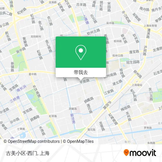 古美小区-西门地图
