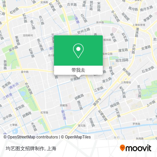 均艺图文招牌制作地图