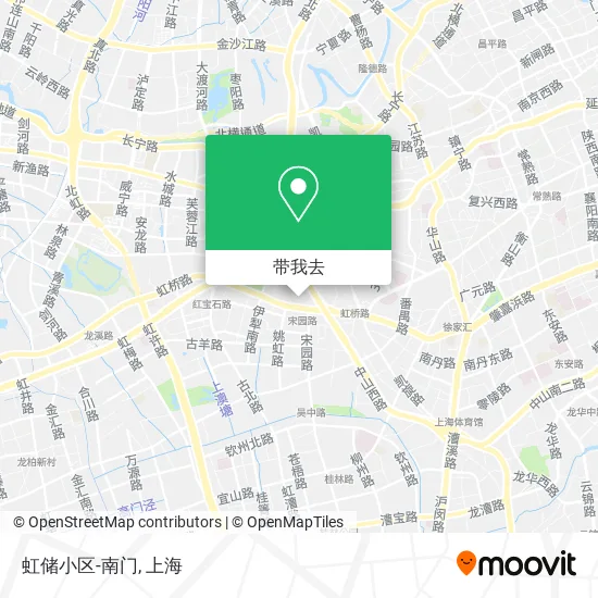 虹储小区-南门地图