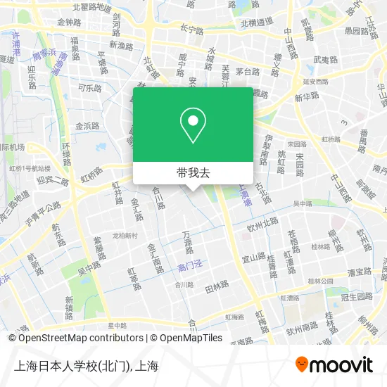 上海日本人学校(北门)地图