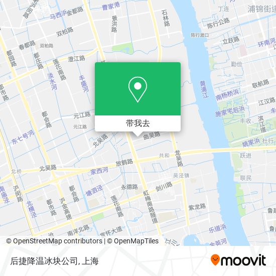 后捷降温冰块公司地图