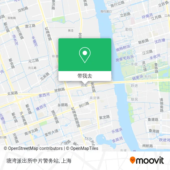 塘湾派出所中片警务站地图